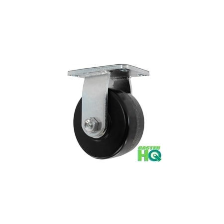 Casterhq 6"x3" Kingpinless Heavy Duty Rigid Caster, Phenolic Wheel, 2,000 L CB-10RCPH63